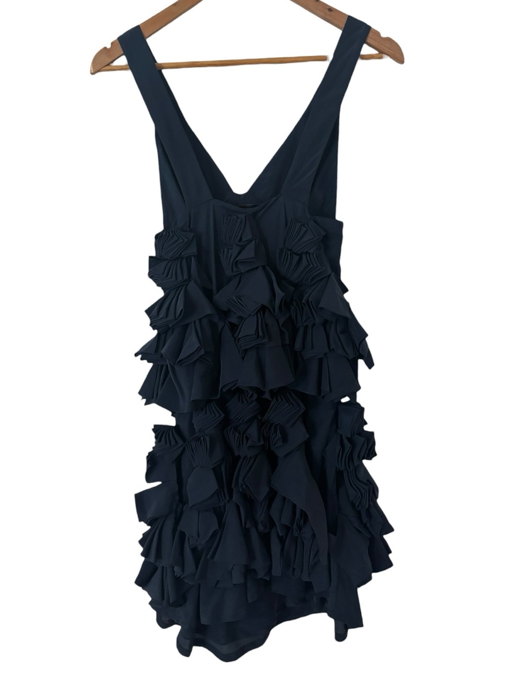 Fendi Navy Ruffle Mini Dress - Picture 4 of 6